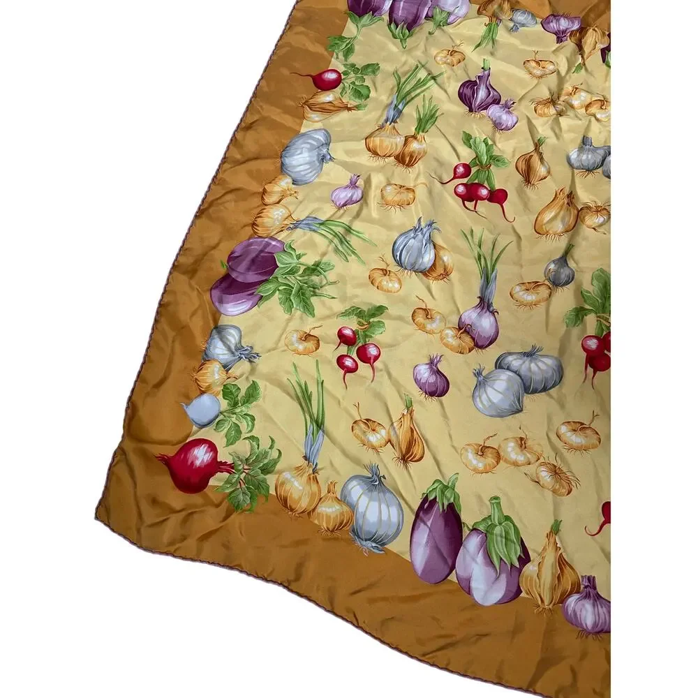Chopard Silk Scarf Botanical Print Square